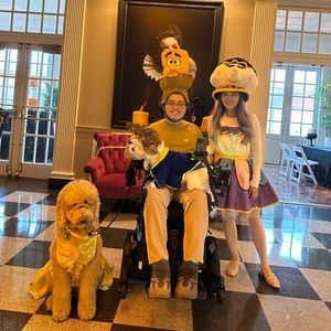 Lumiere beauty and the beast headdress costume